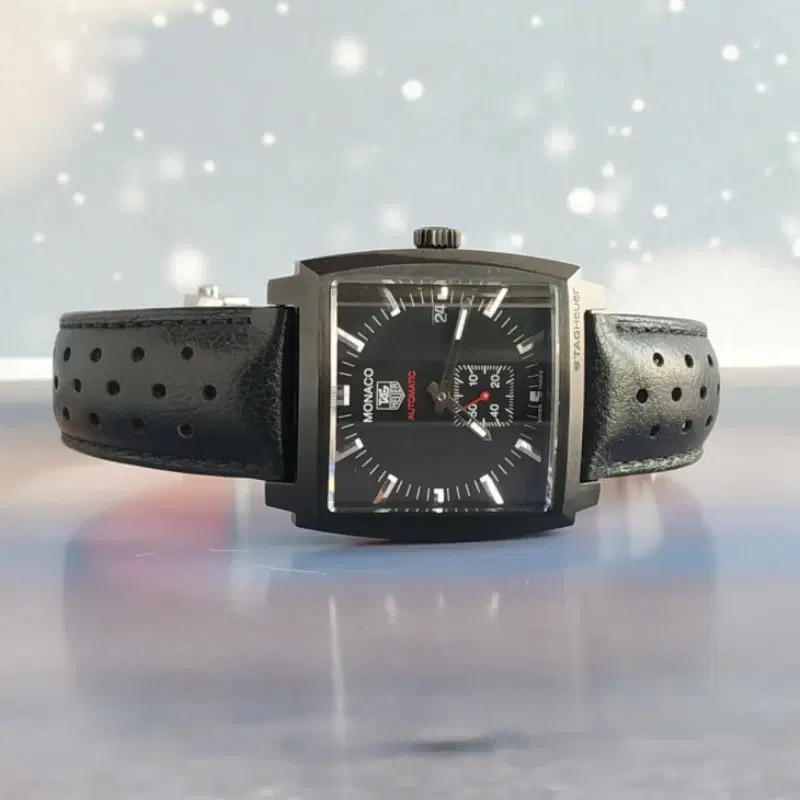 TAG Heuer Monaco Calibre 6 Automatic Full Black 37MM