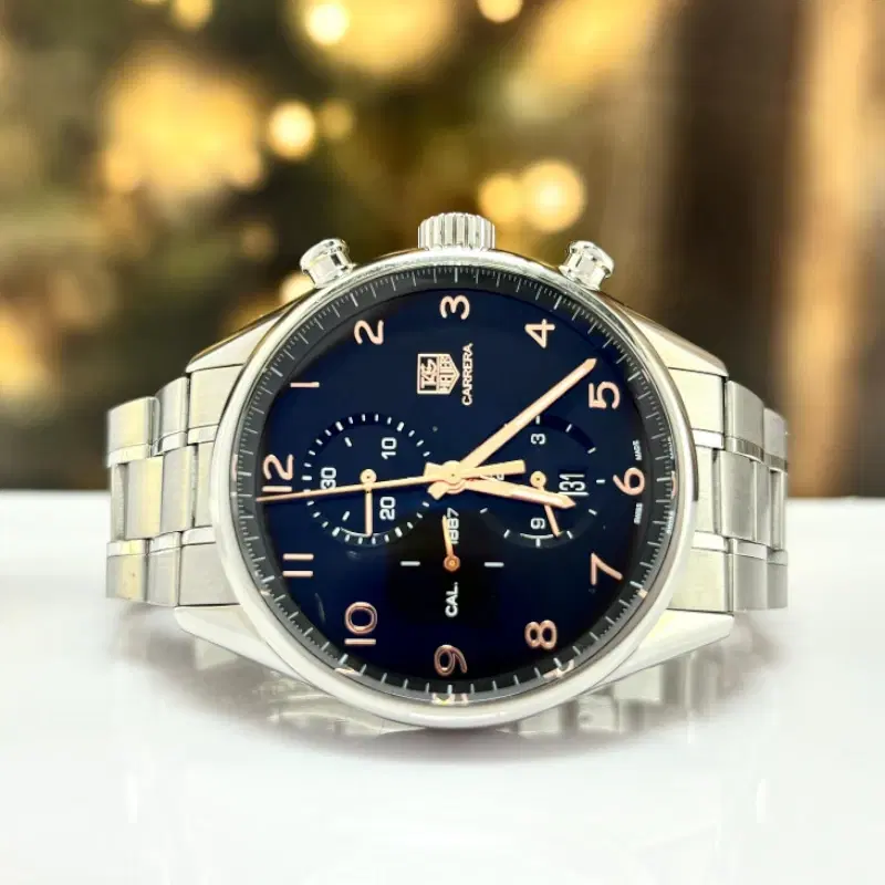 Tag Heuer Carrera Chronograph 43 MM Black Dial