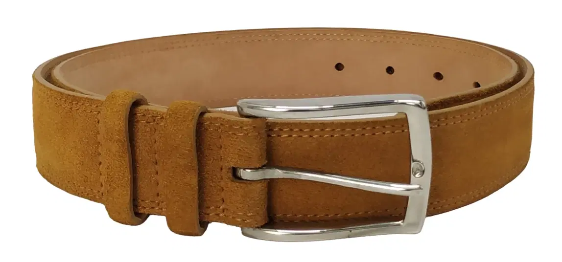 Tods Suede Brown Leather Belt