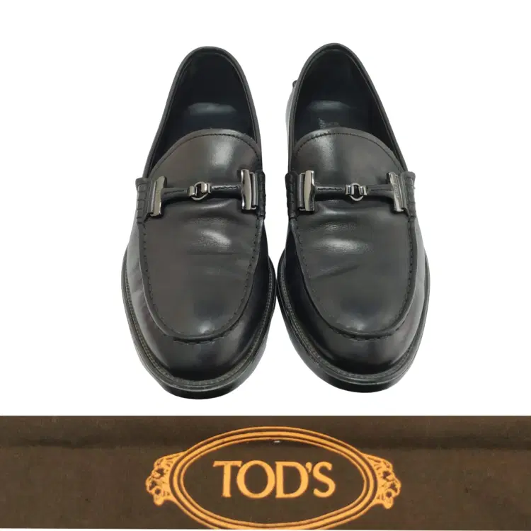 Size 6 - Tods Black Leather Bit Loafer-Hover-Image
