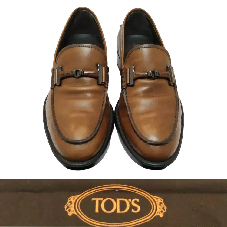 Size 6 - Tods Brown Leather Bit Loafer-Hover-Image