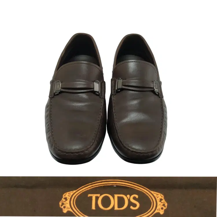 Size 6 - Tods Brown Leather Loafers-Hover-Image