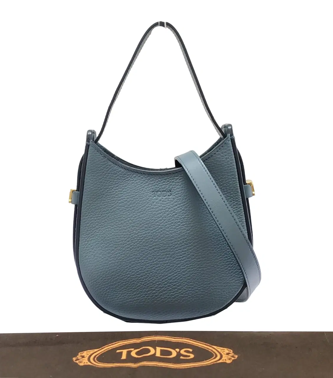 Tods Mini Leather Oboe Shoulder Bag