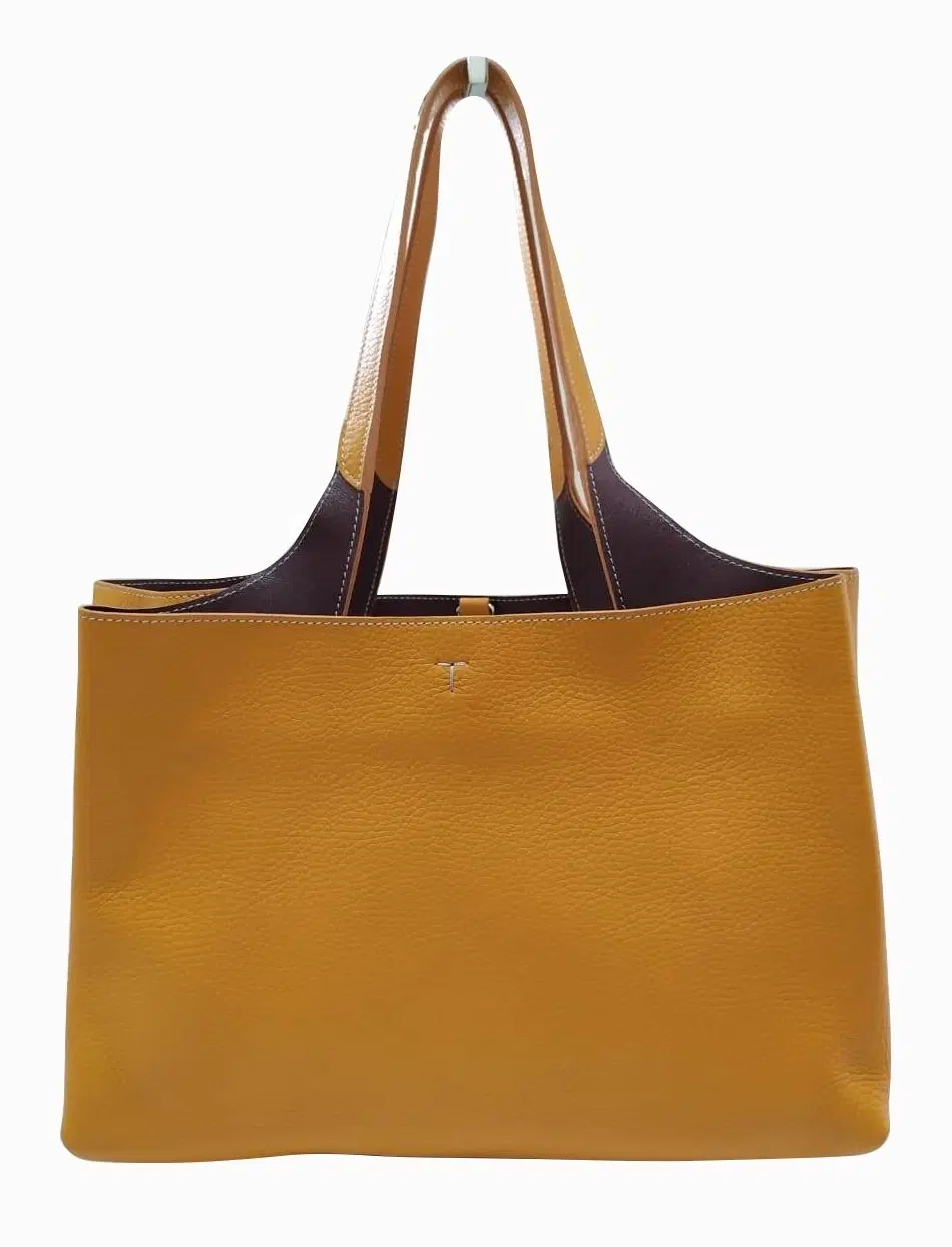 Tods Logo Embossed Tote Bag