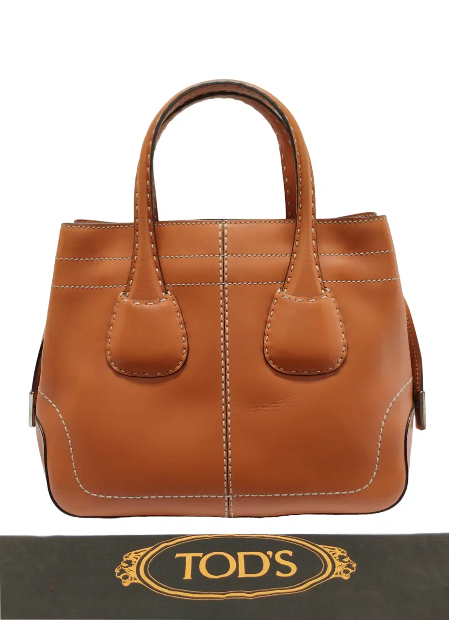 Tods D-Bag Leather Tote