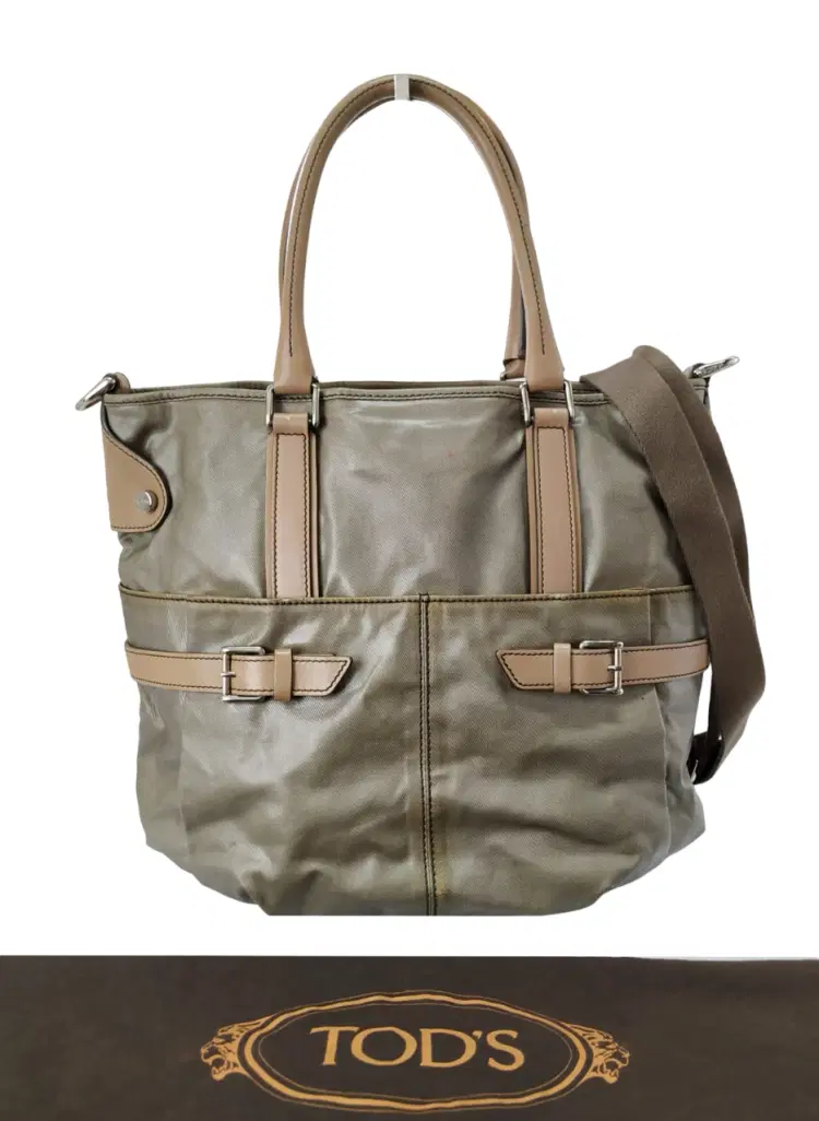 Tods Coated Canvas G-Line Sacca Satchel-Hover-Image