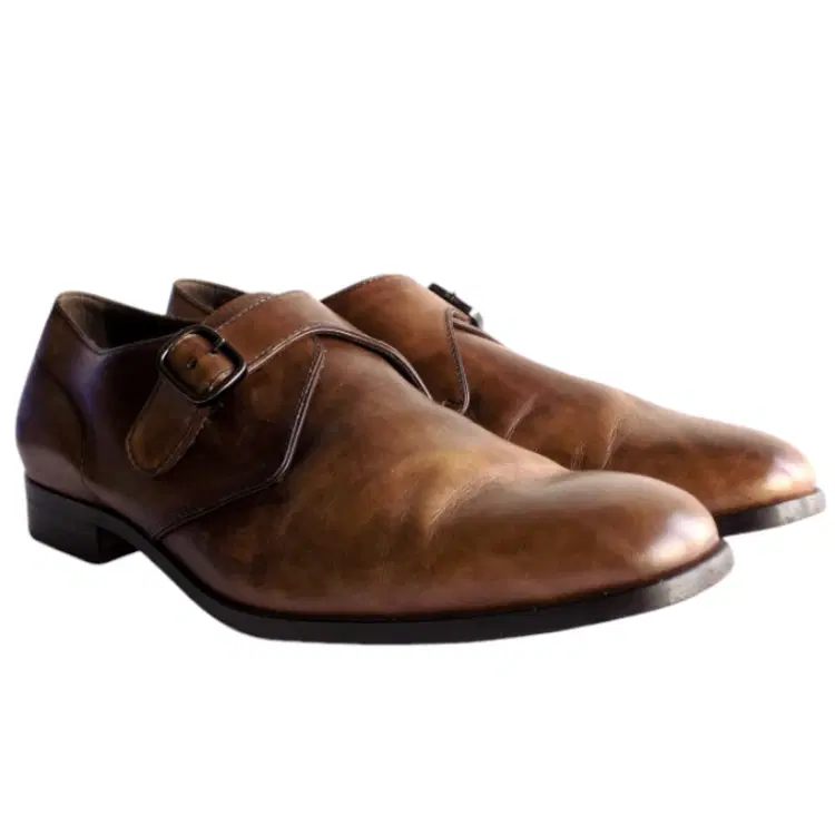 Tod's Men's Black Single Strap Monk Shoes-Hover-Image