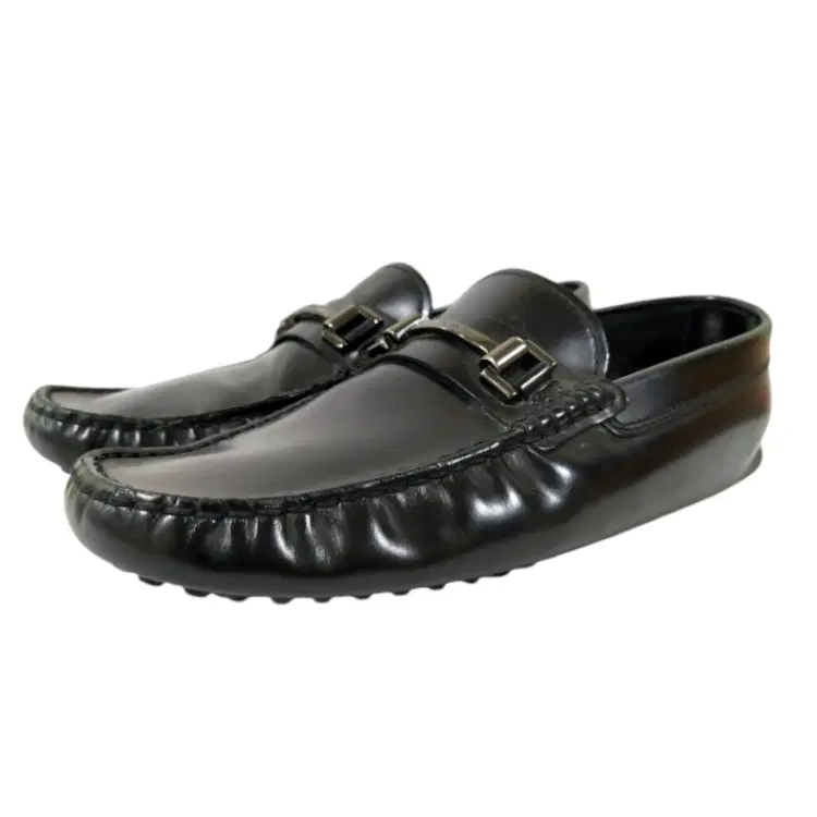 Tods Black Leather Bit Loafer-Hover-Image