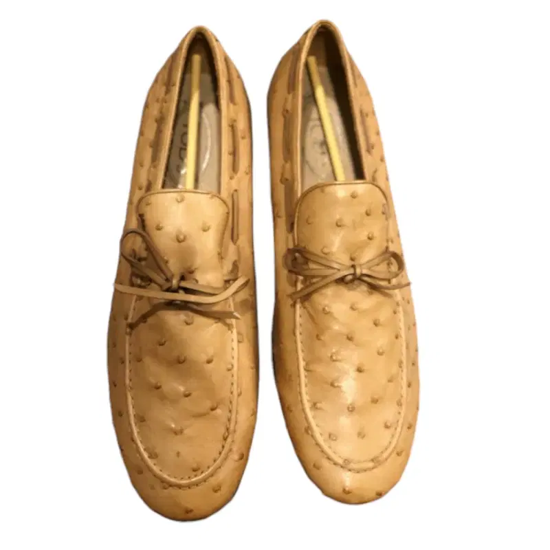 Tods Ostrich Leather Loafer