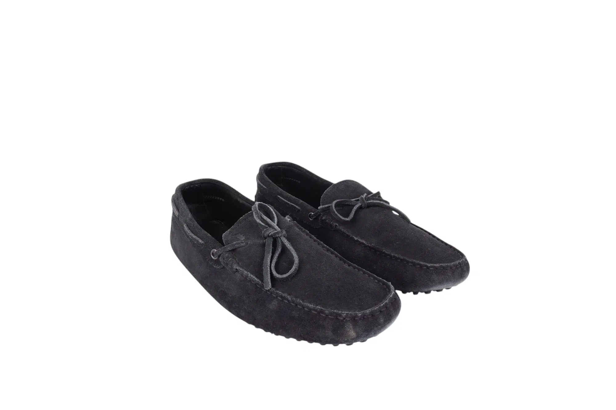 Size 8.5 - Tod's Gommino Blue Suede Loafers