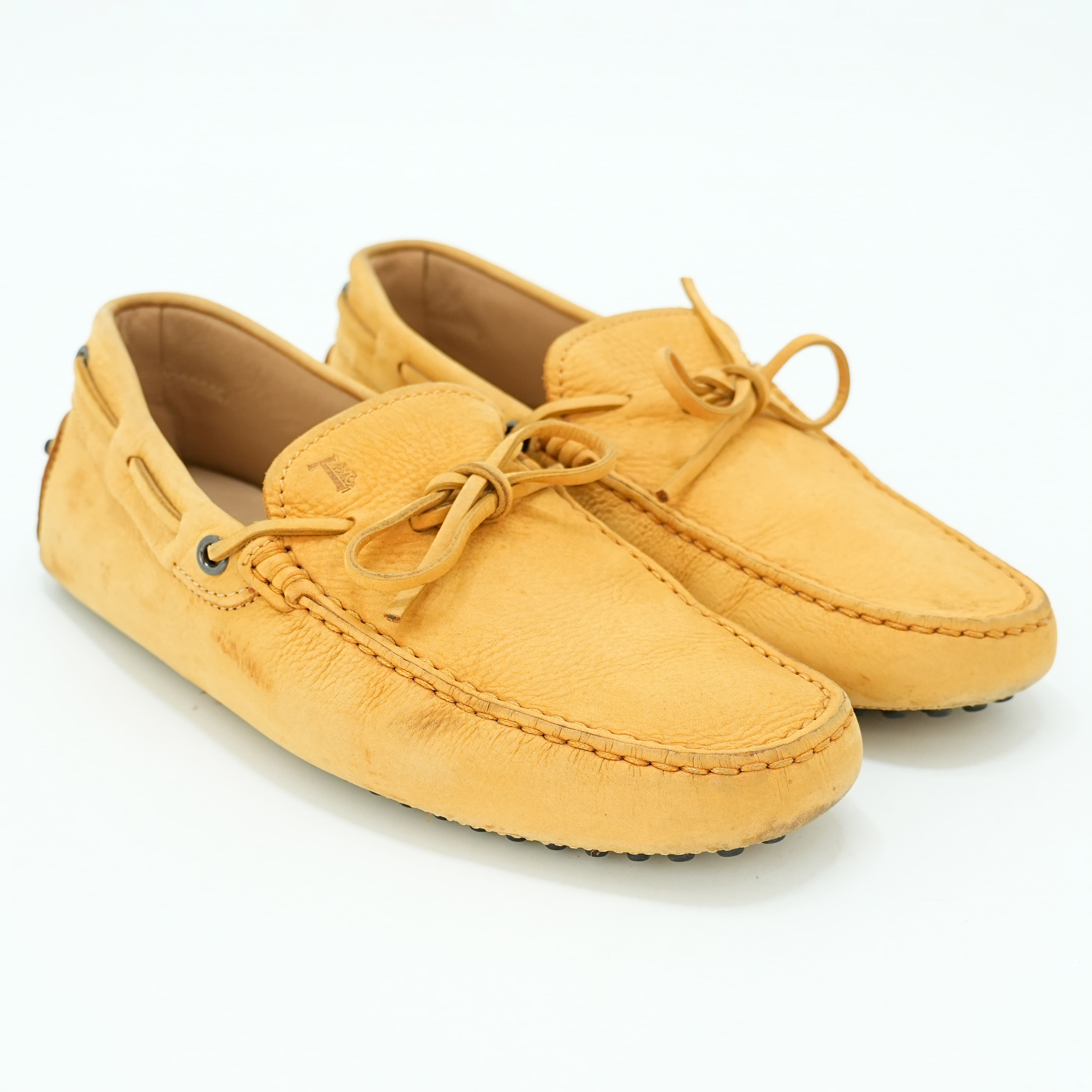 Size 5 - Tod's Gommino Mustard Slip-On Loafers