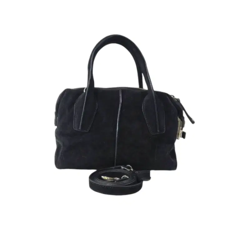 Tod's D-style North-south Suede Leather Satchel-Hover-Image