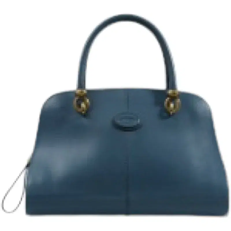 Tods Sella Navy Small Leather Bowler Bag
