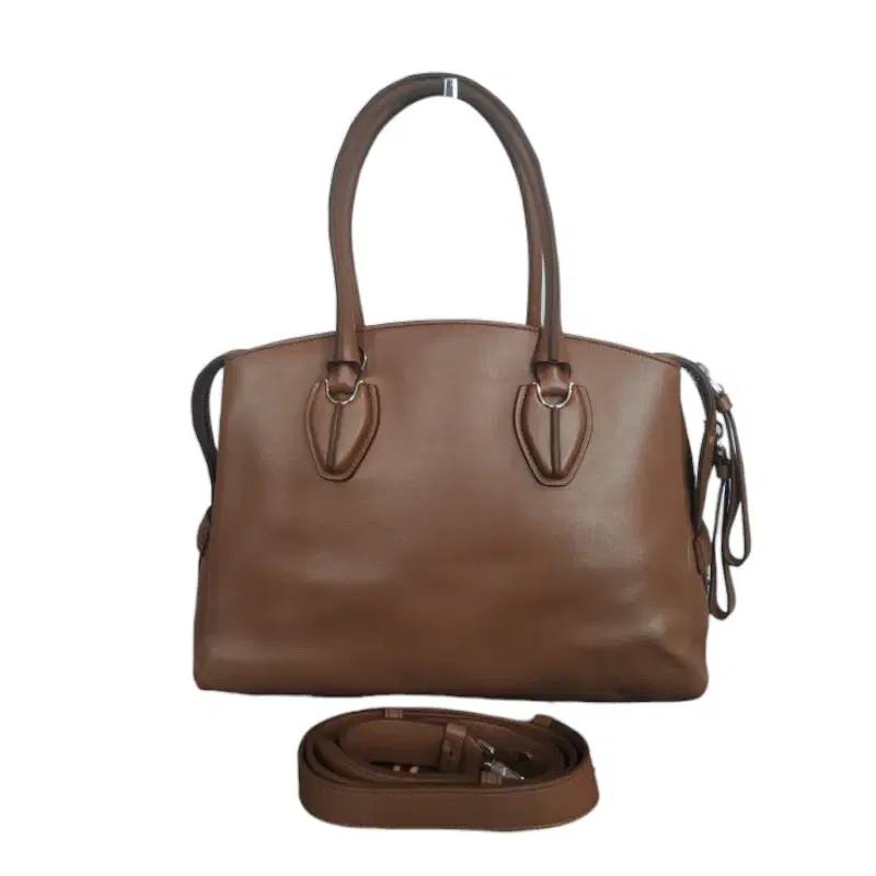 Tods D-Styling Convertible Bauletto Leather Satchel