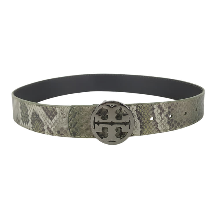 Tory Burch 1.5 Miller Pebbled Powder-Coated Belt-Hover-Image