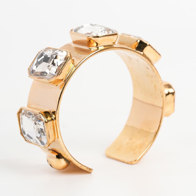 Tory Burch Crystal Bracelet Cuff-Hover-Image
