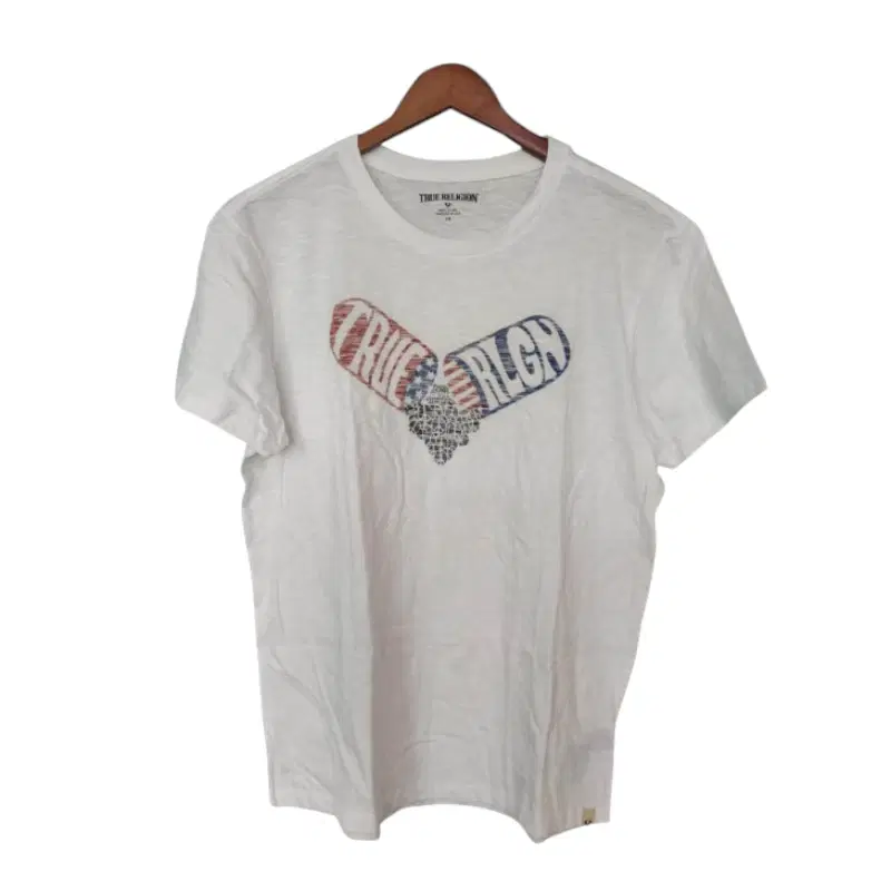 True Religion White Large Tshirt