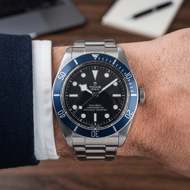 Tudor Black Bay Heritage 41 MM Black Dial Steel Automatic Watch Ref. No M79230B-0008-Hover-Image