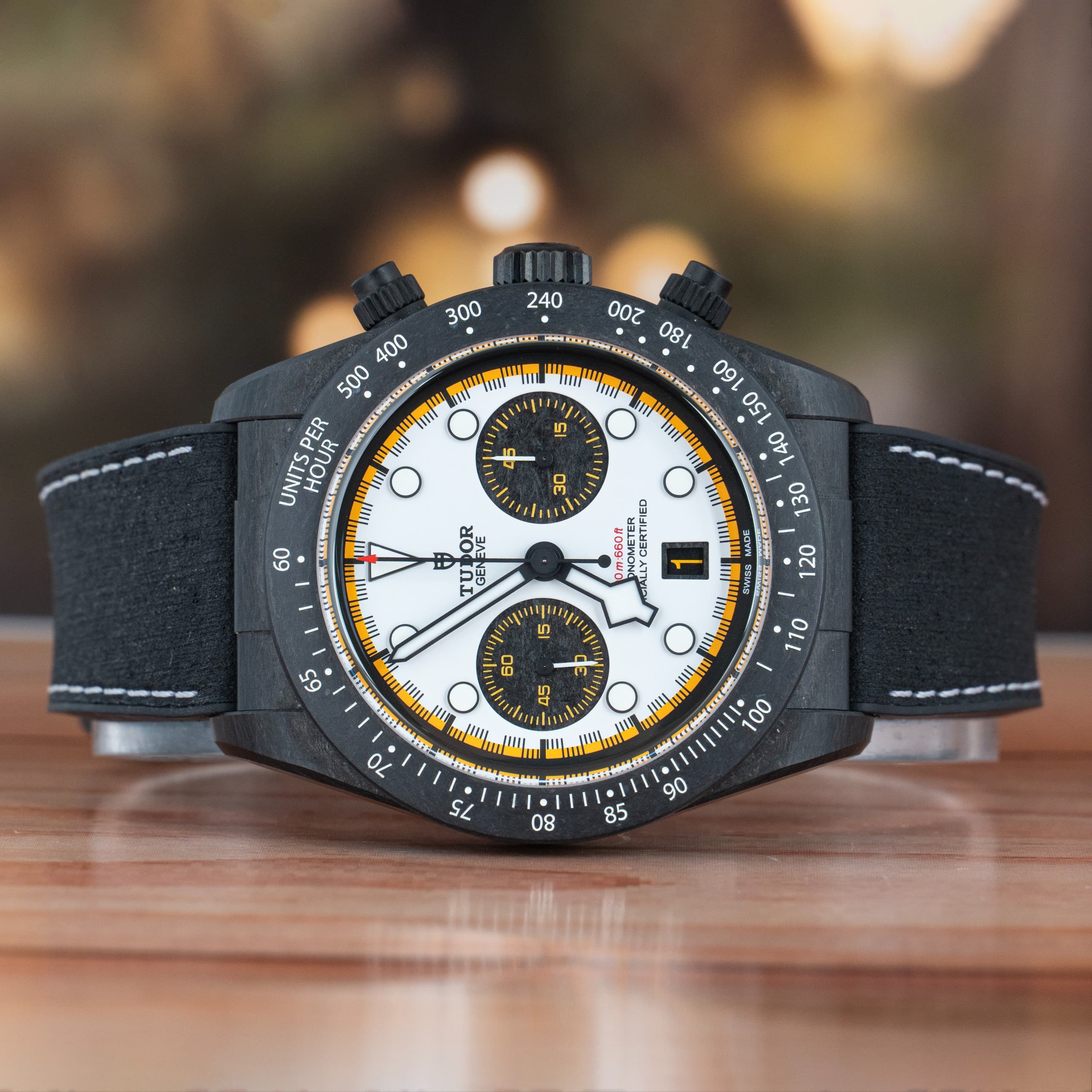 Tudor Black Bay Chrono 42 MM Carbon Automatic Watch M79377KN-0003