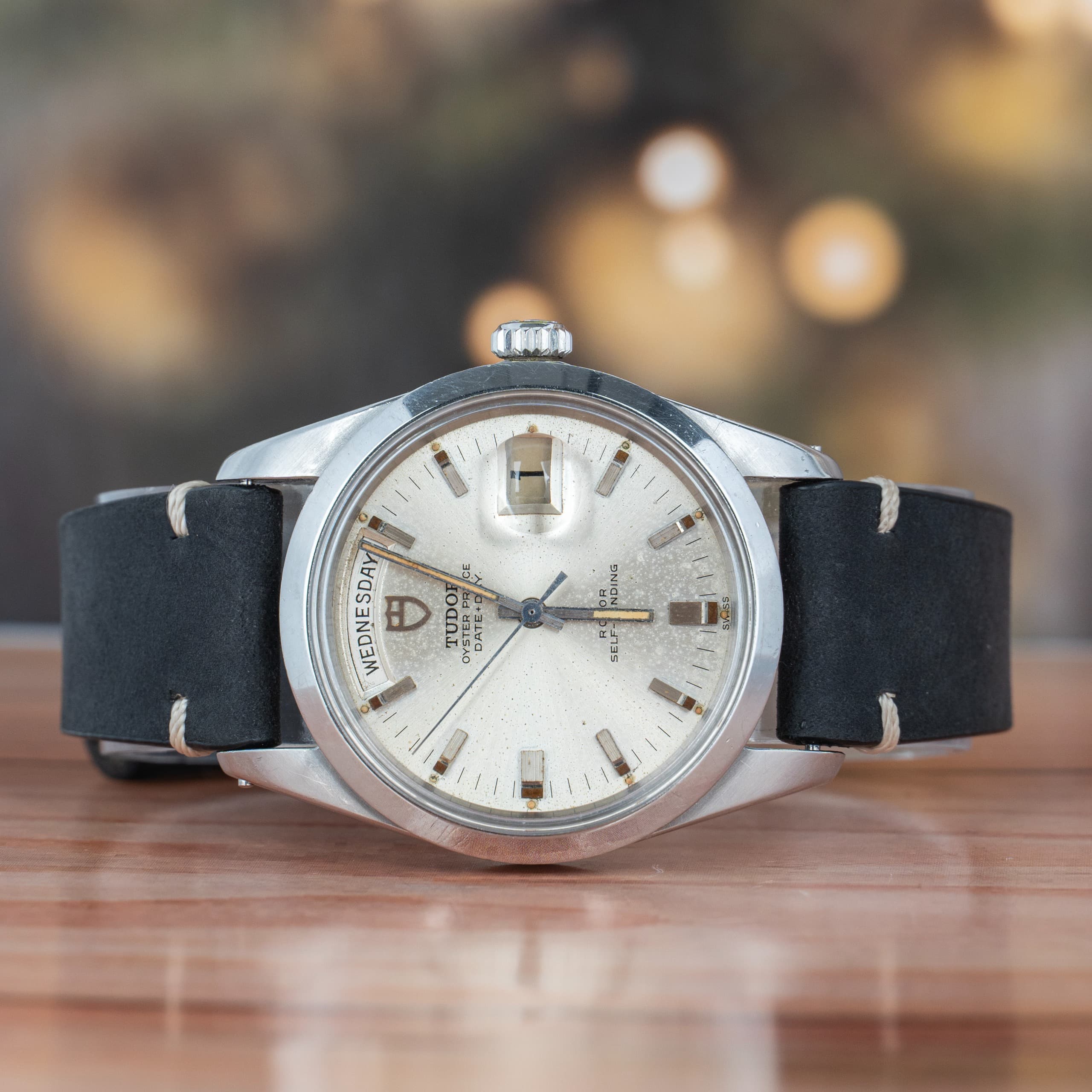 Tudor Prince Date Day 38 MM Silver Dial Steel Automatic Watch Ref No. 7017/0