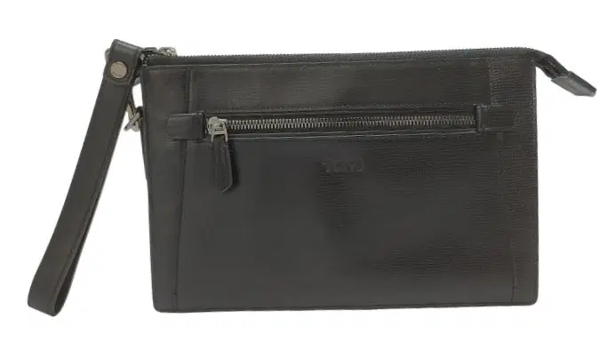 Tumi Black Monaco Double Zip Clutch