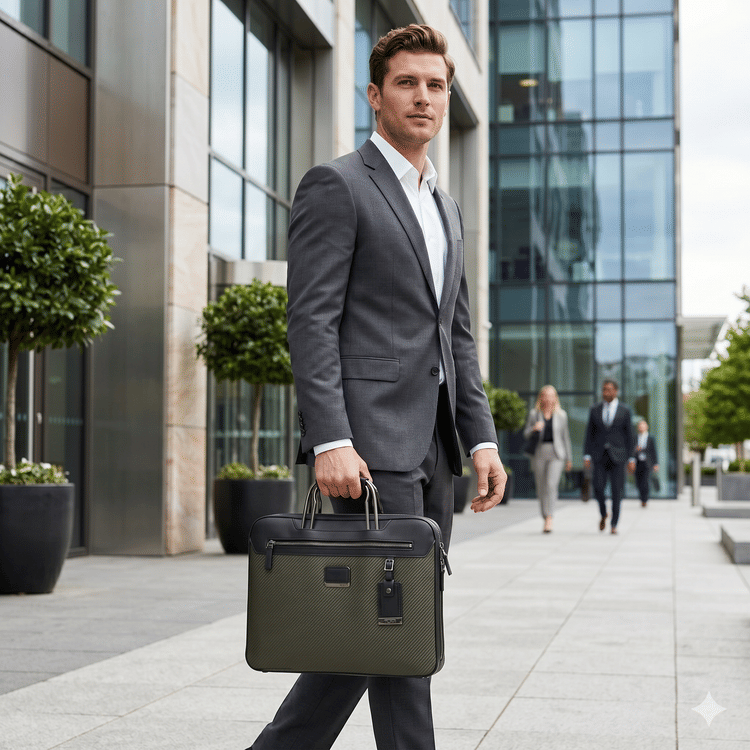 Tumi Carbon Fiber Briefcase-Hover-Image