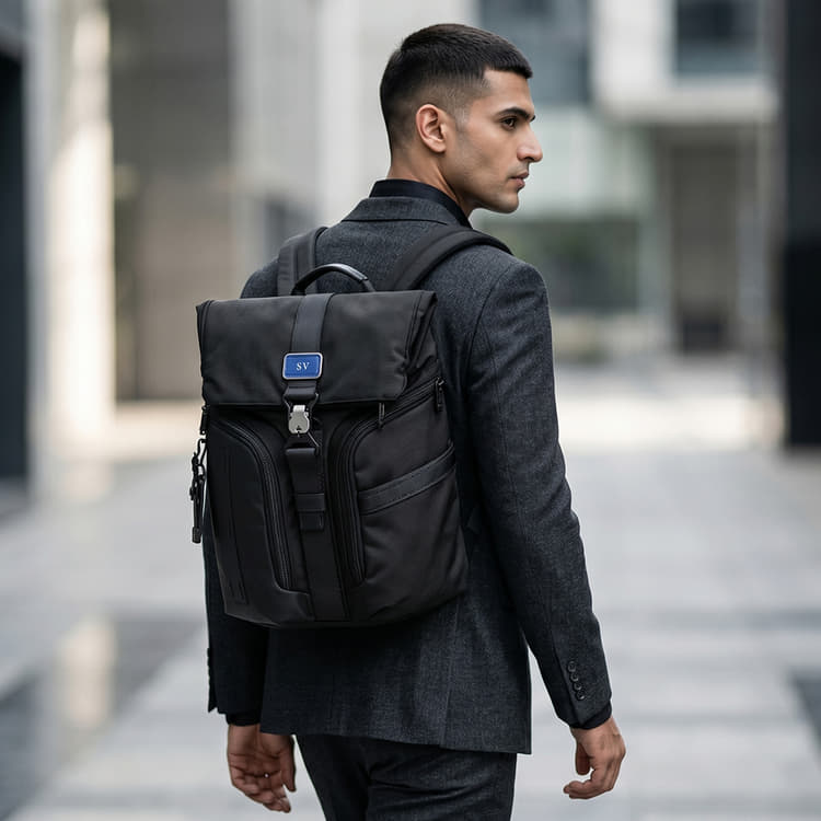 TUMI Alpha Bravo Logistics Flap Lid 15" Laptop Backpack-Hover-Image