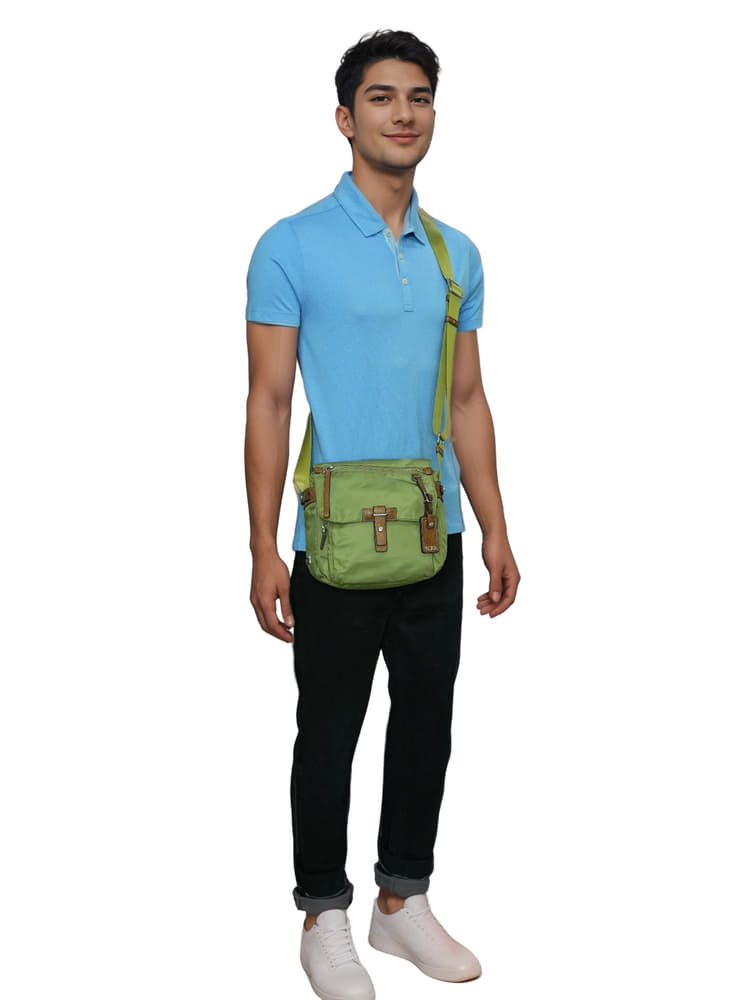 Tumi Nylon Lugano Messenger Bag W/ Tags-Hover-Image