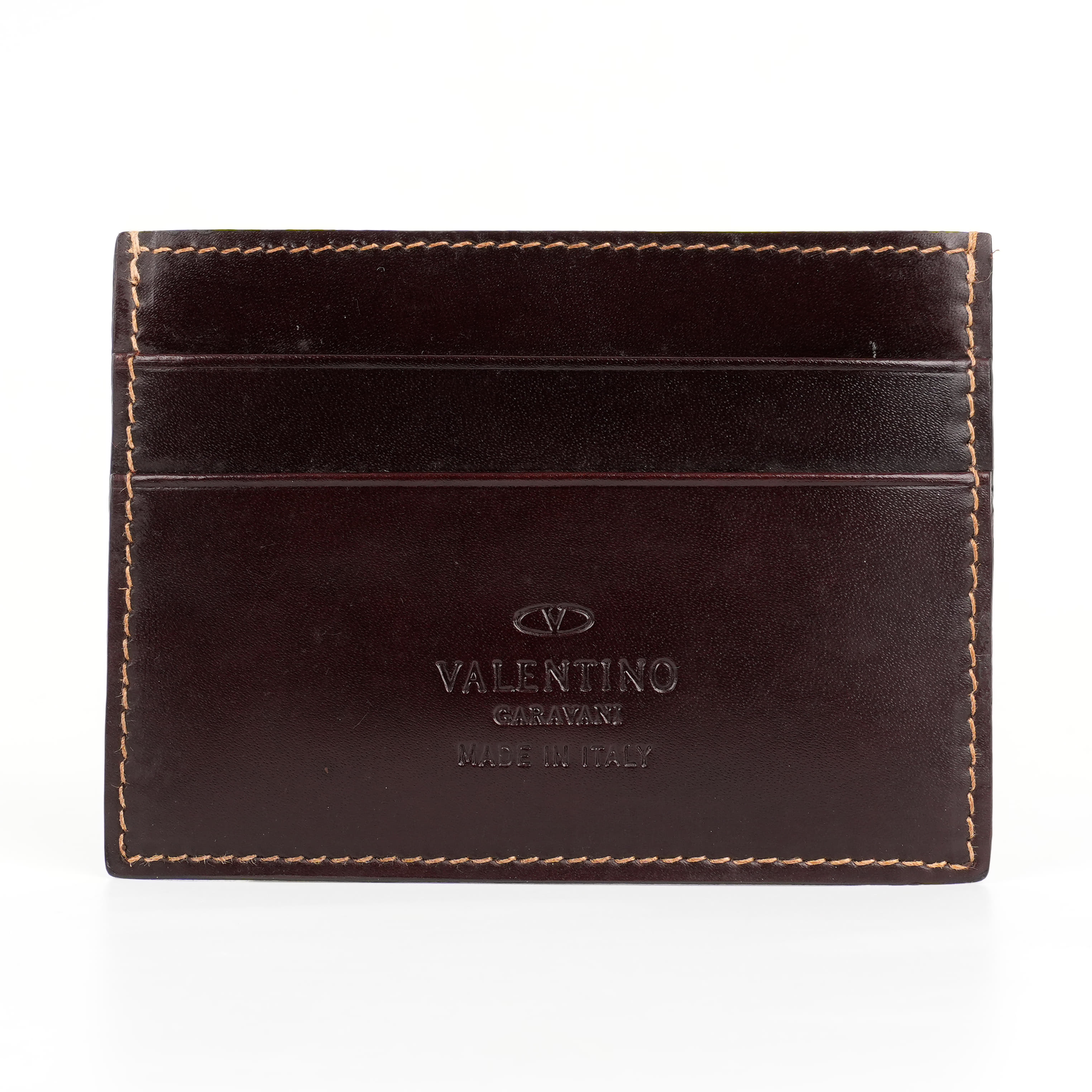 Valentino Garavani Black /Beige Card Case