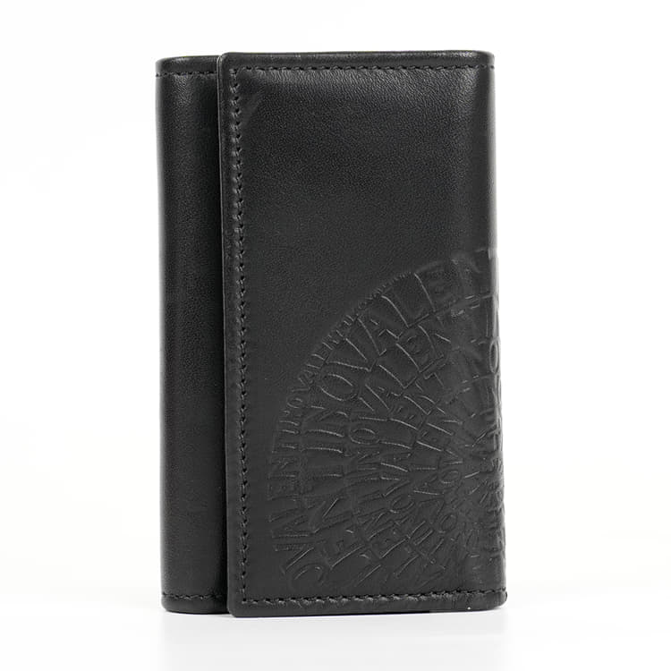 Valentino Garavani Black Key Chain Holder-Hover-Image