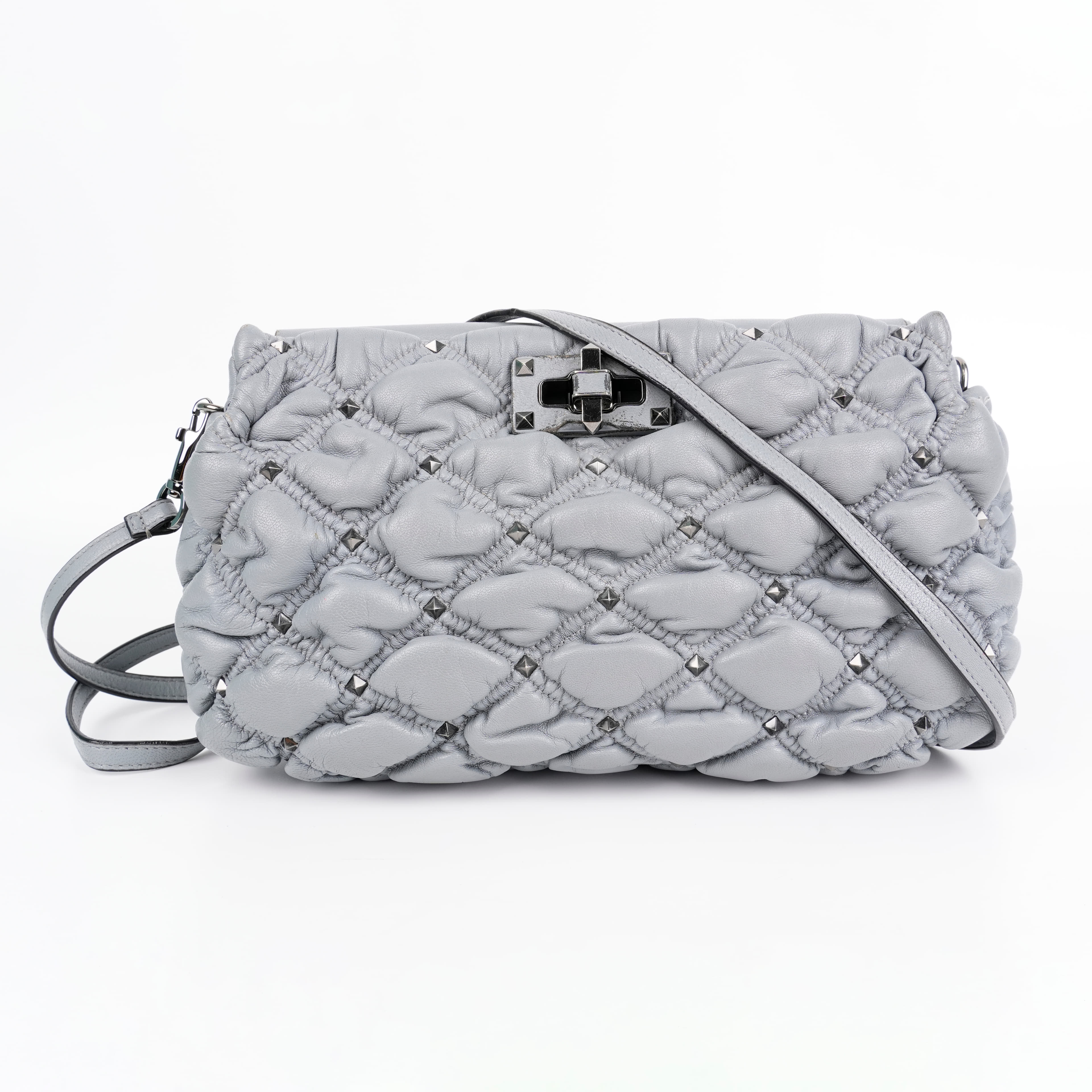 Valentino Garavani Spikeme Quilted Leather Shoulder Bag