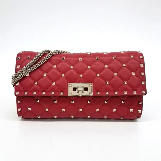 Valentino Rockstud Chain Crossbody Bag-Hover-Image