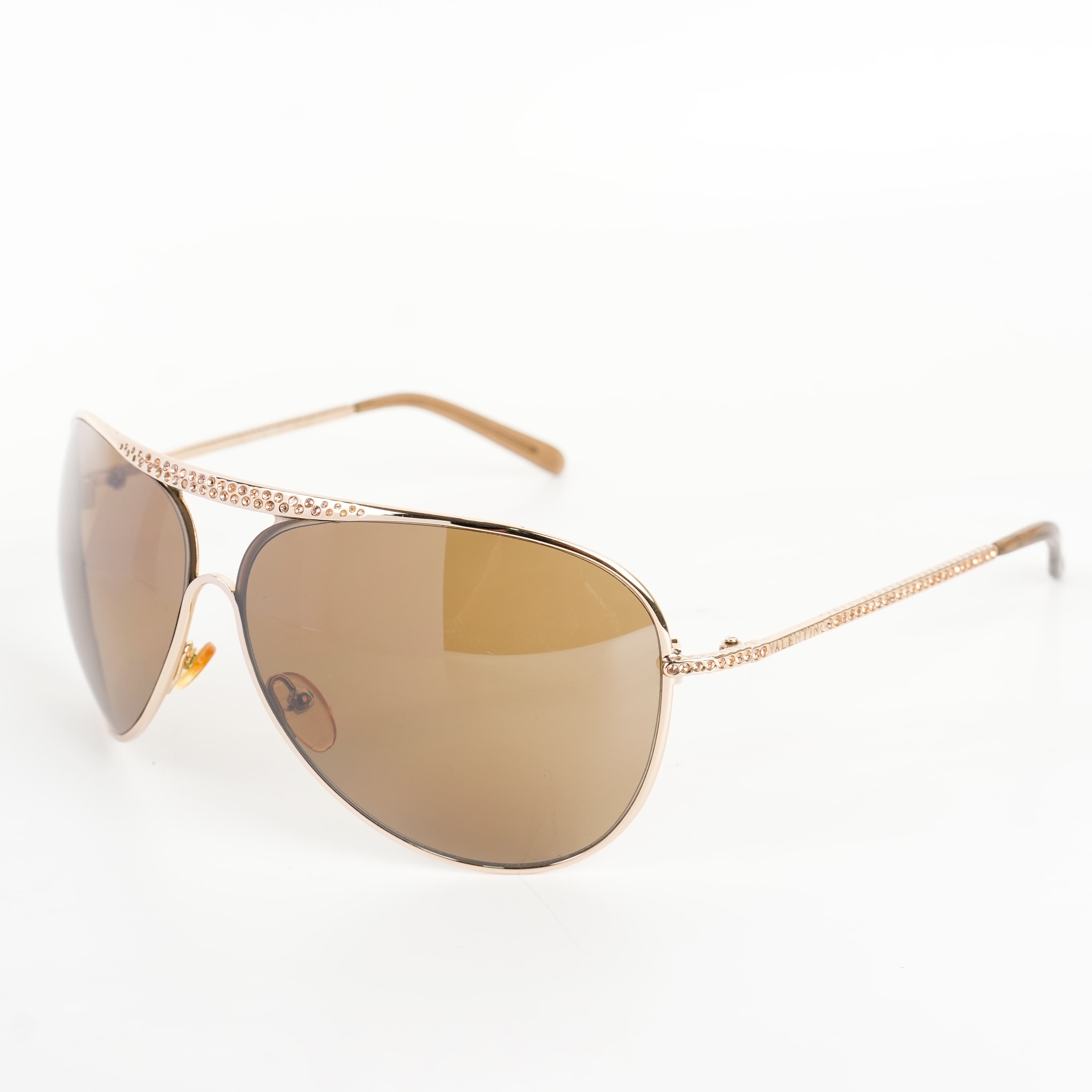 Valentino Studded Aviator Sunglasses