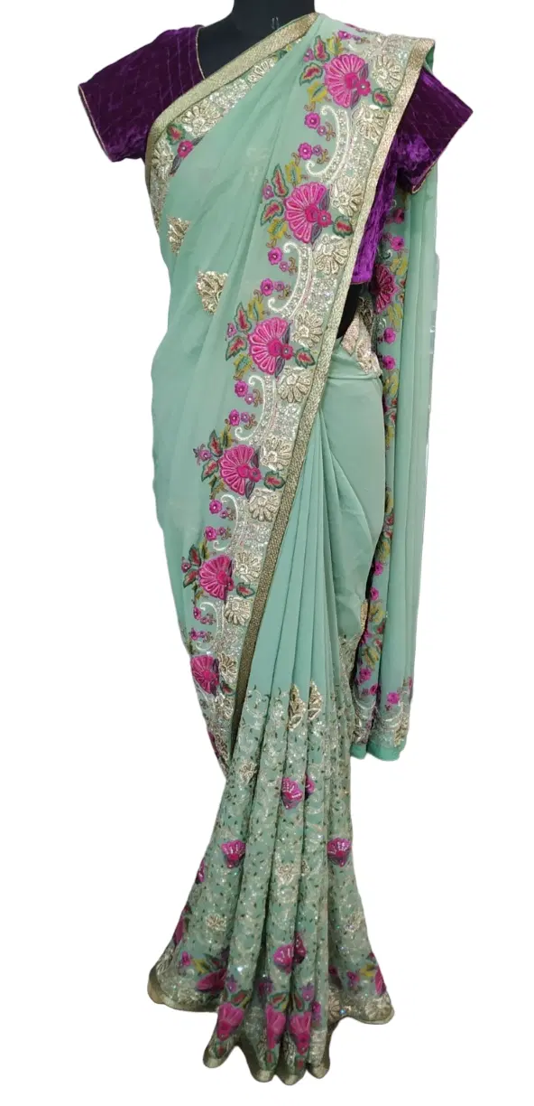Varun Bhal Saree With Blouse