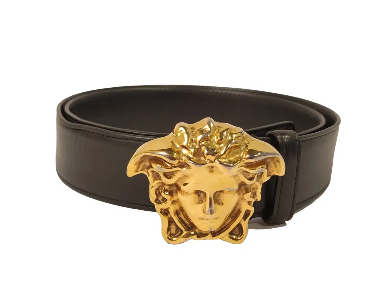 Versace La Medusa Leather Belt