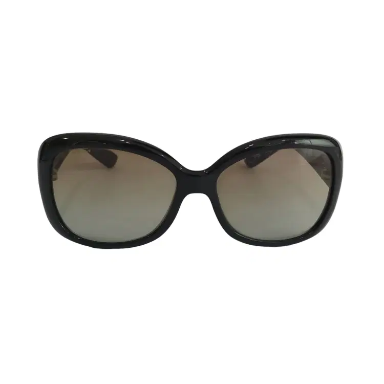 Versace Polarized Black Butterfly Sunglasses-Hover-Image