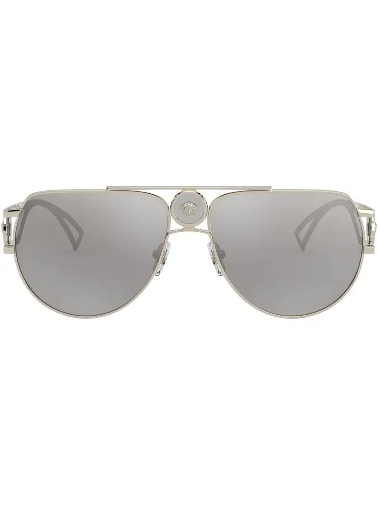 Versace Medusa Pilot Sunglasses-Hover-Image