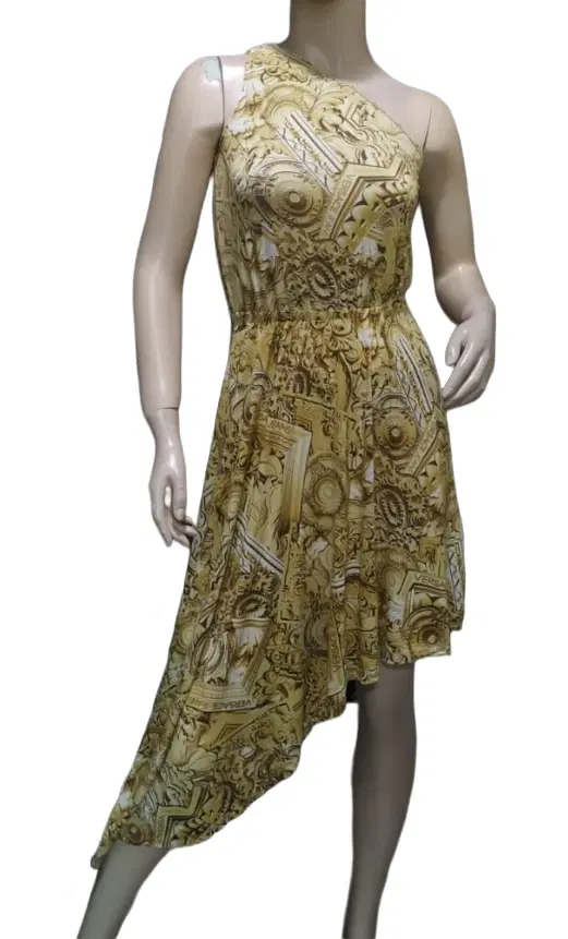 Versace Barocco Print Dress