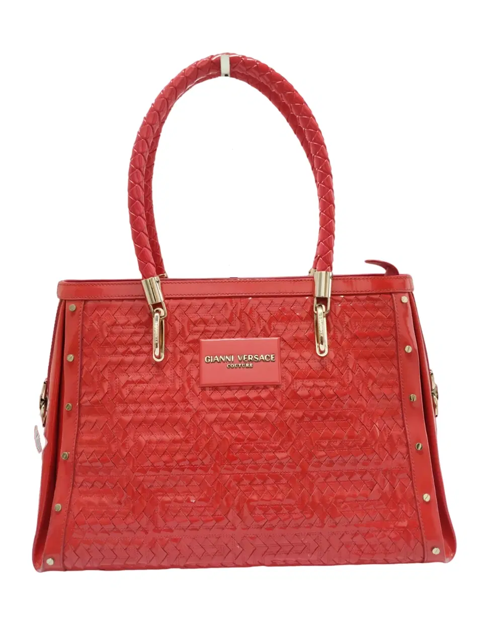 Gianni Versace Couture Red Handbag