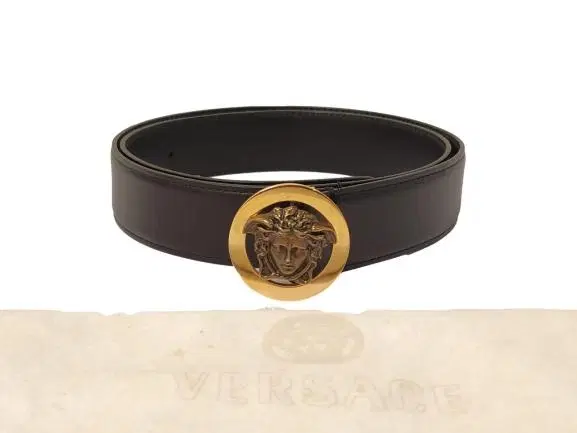 Versace Medusa Round Buckel Belt