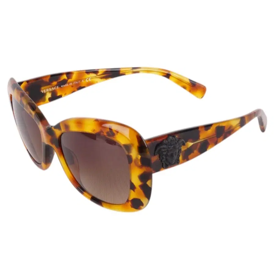 Versace Womens Medusa Head Square-Frame Sunglasses