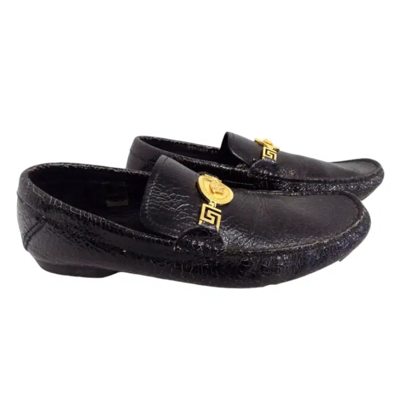 Versace Medusa medallion Leather Loafers