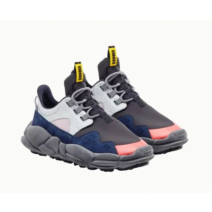Versus Versace Grey Anatomia Neoprene Runner Sneaker-Hover-Image