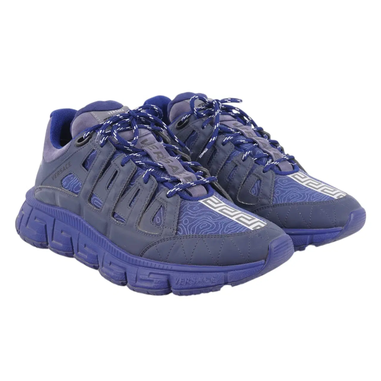 Size 44 - Versace Trigreca Blue Sneakers