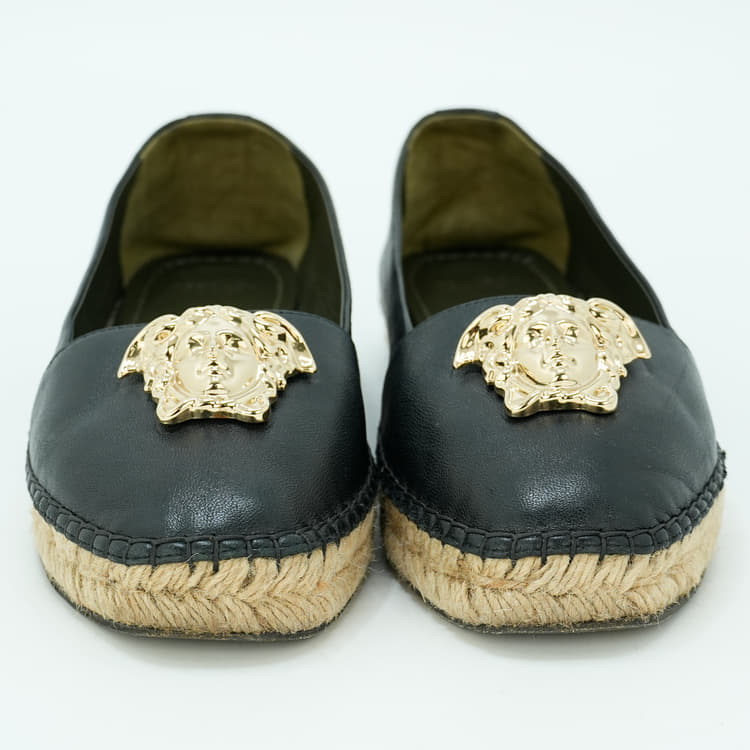 Size 37 - Versace Leather espadrilles-Hover-Image