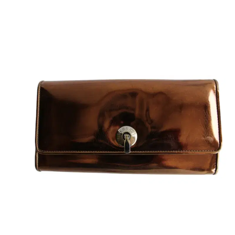 Versace Metallic Brown Clutch