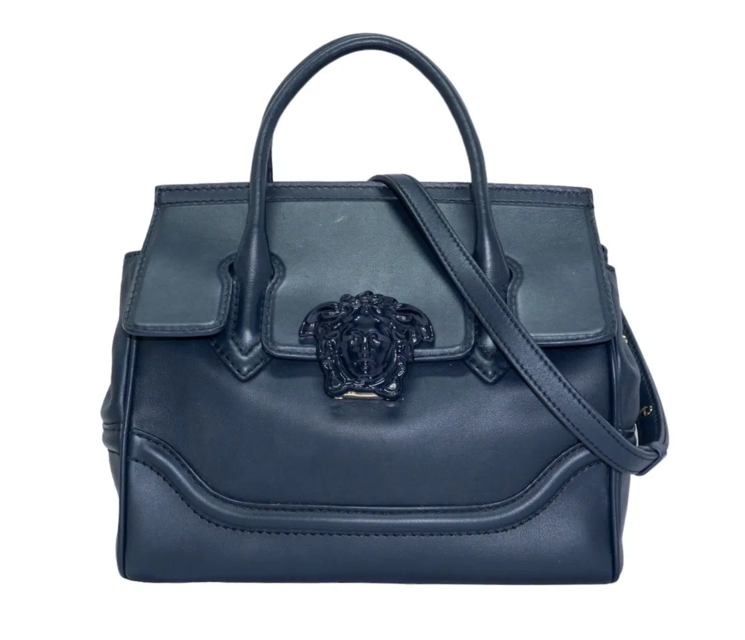Versace Leather Palazzo Empire Tote