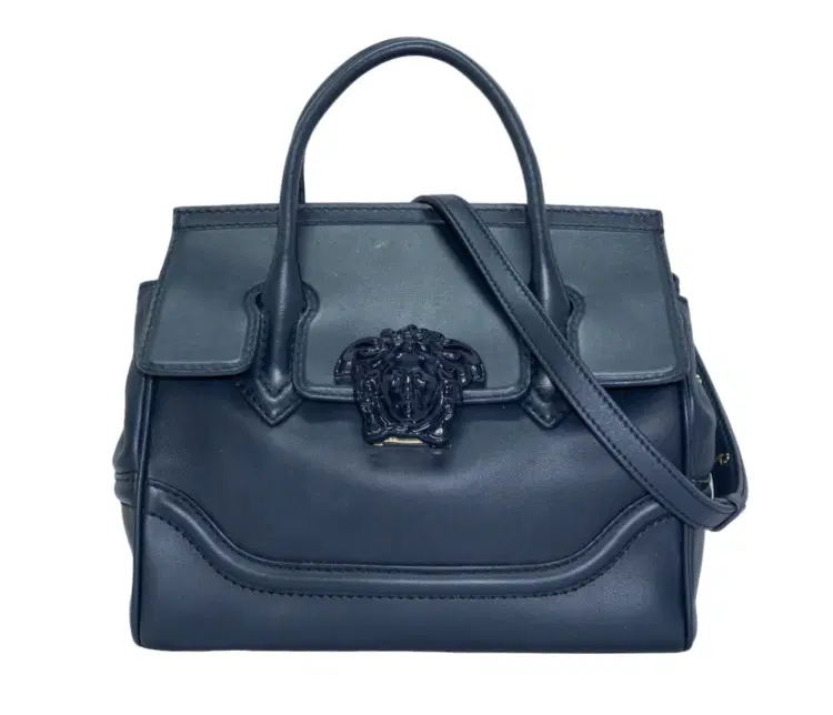 Versace Leather Palazzo Empire Tote-Hover-Image