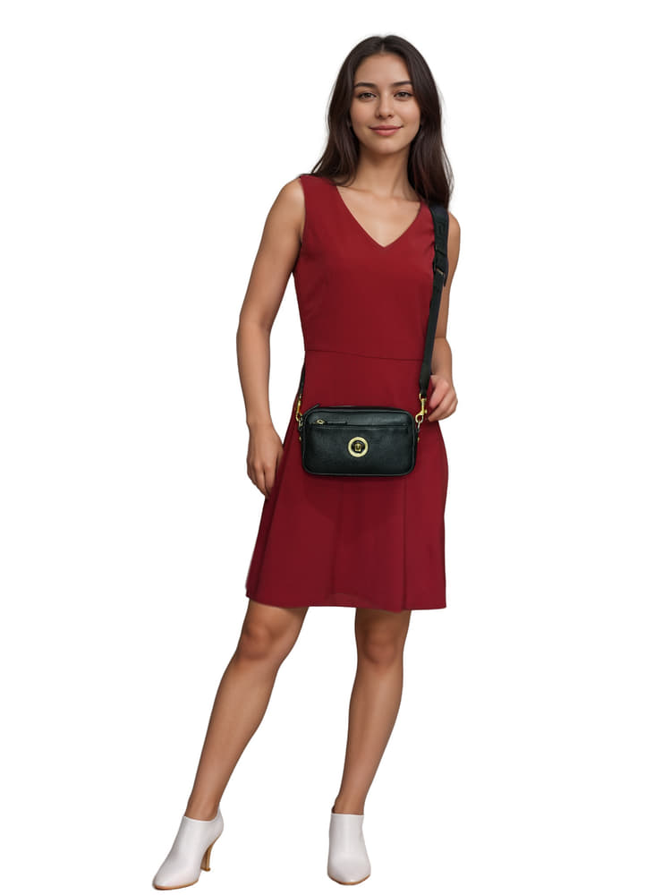 Versace La Medusa Crossbody Bag-Hover-Image