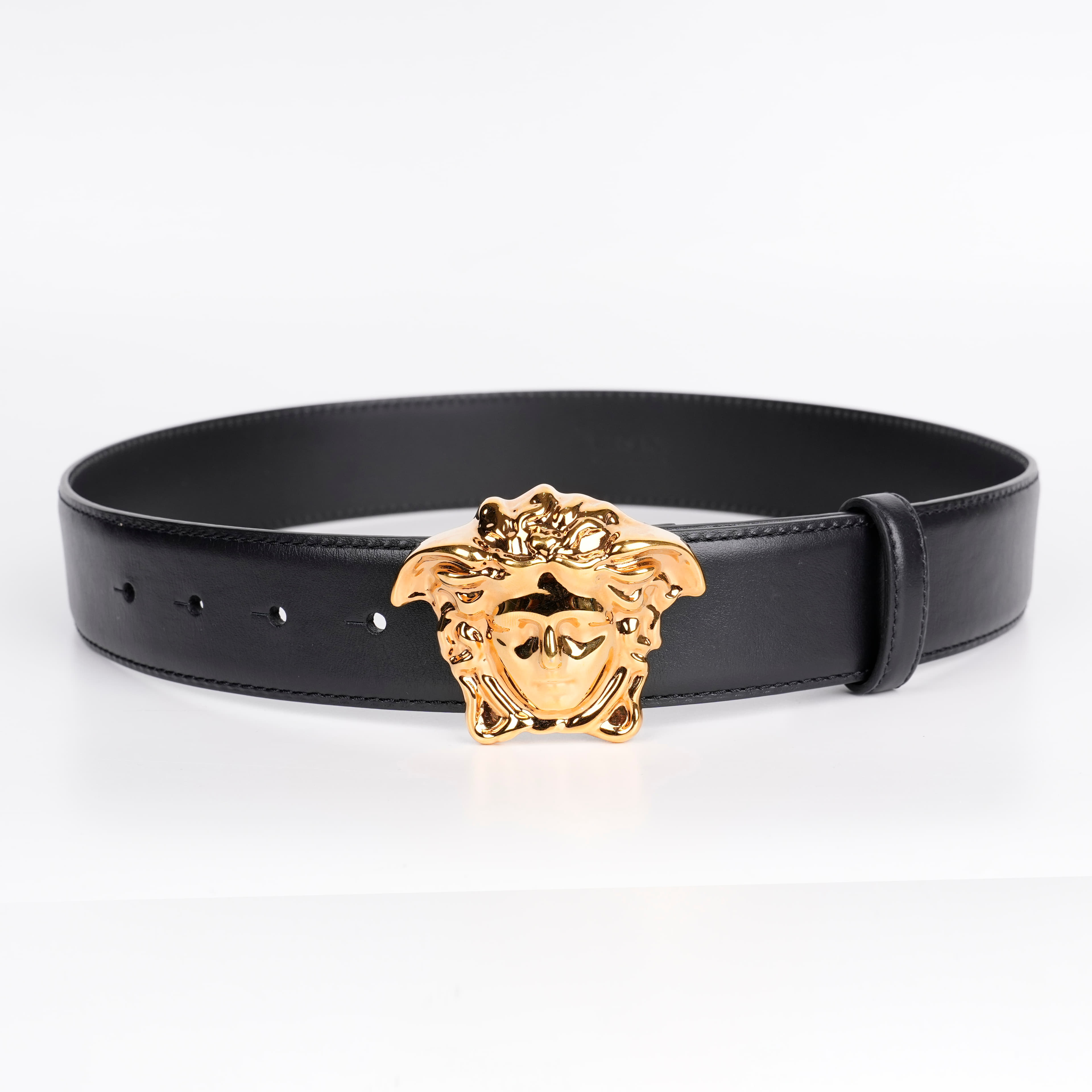 Versace La Medusa Leather Belt